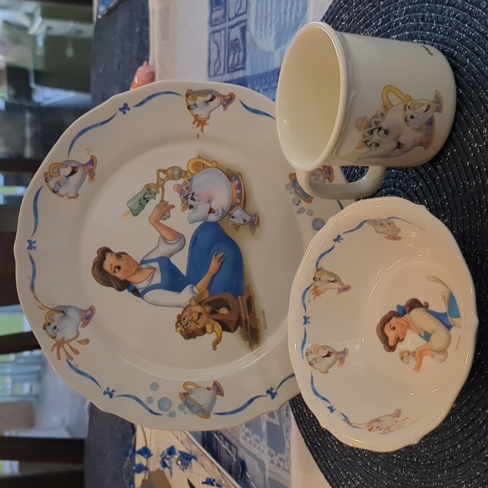 Beauty and the Beast dining set